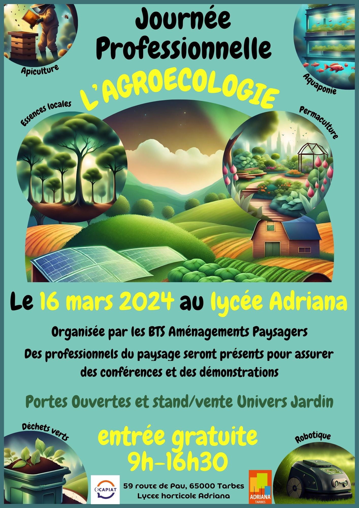 CFA-CFPPA65 formation apprentissage adulte alternance CAP BAC BTS BPREA tarbes vic en bigorre lannemezan agriculture berger vacher transhumant responsable d'entreprise agricole travaux forestiers technicien rivière foresterie jardinier paysagiste horticulture aménagement paysager